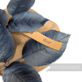 'Celine' Vintage 1950/60s Satin Japanese Ombre Silk Leaves - 3 stems