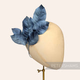 'Celine' Vintage 1950/60s Satin Japanese Ombre Silk Leaves - 3 stems