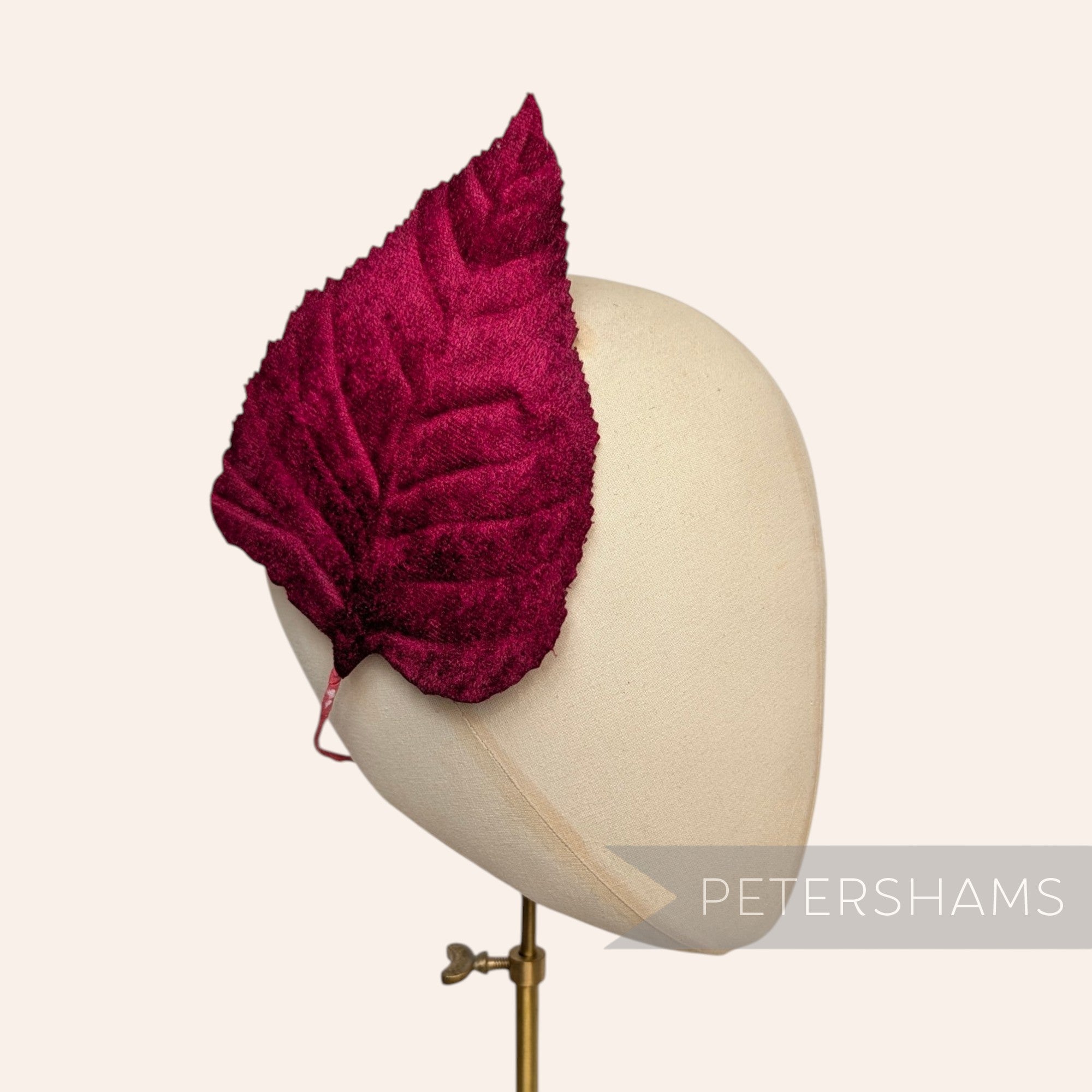 'Hugo' Extra Large Velvet Birch Leaf