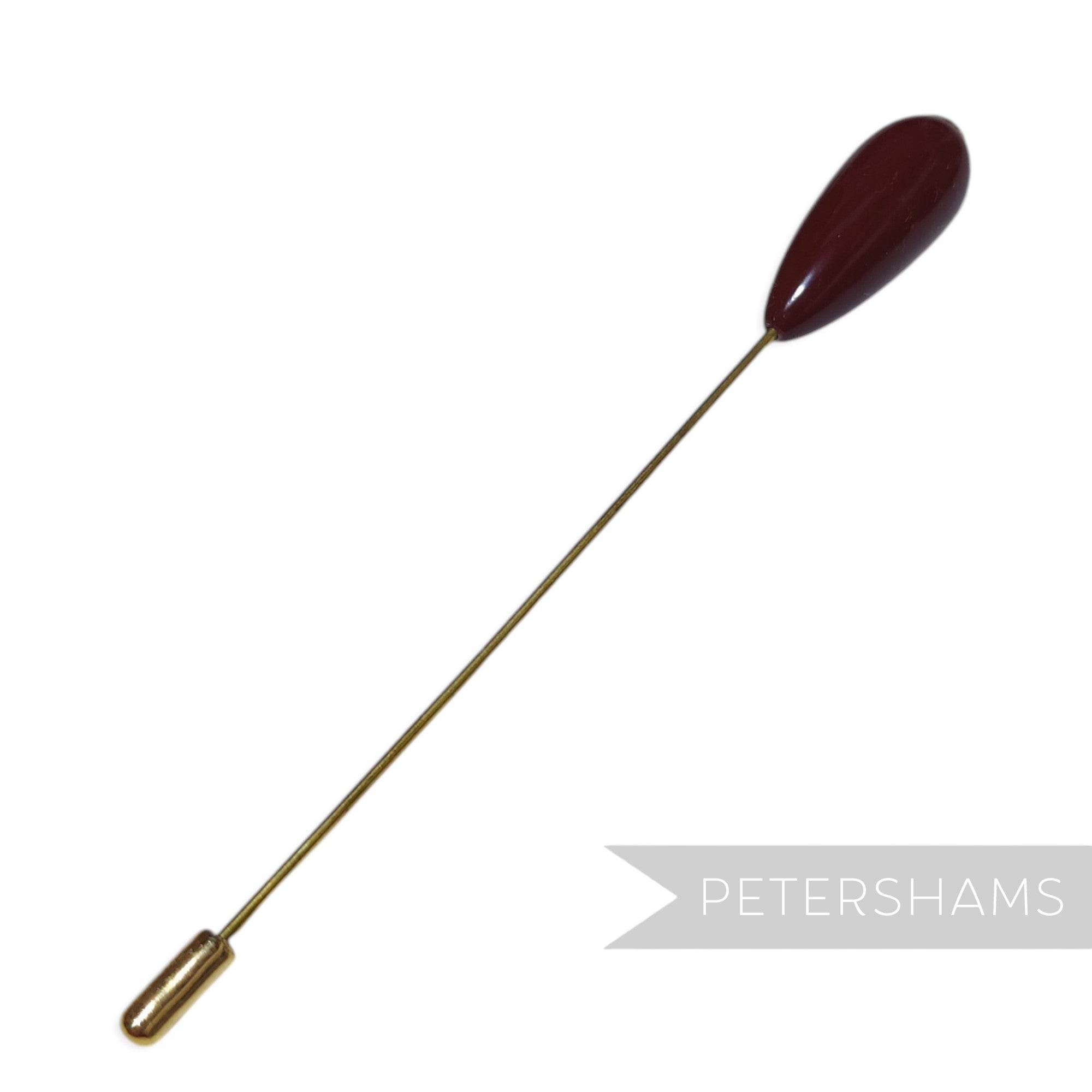 Vintage 1990's Teardrop Head Hat Pin