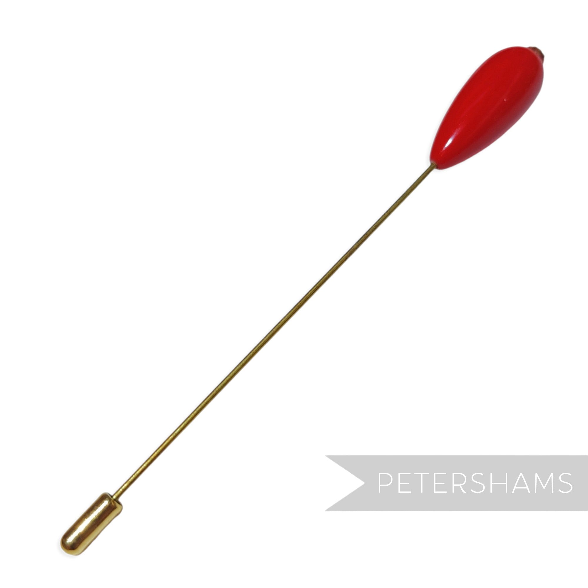 Vintage 1990's Teardrop Head Hat Pin