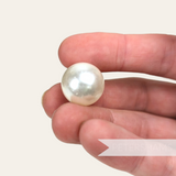 25x16mm Ivory Vintage Acrylic 1 Hole Faux Teardrop Pearls