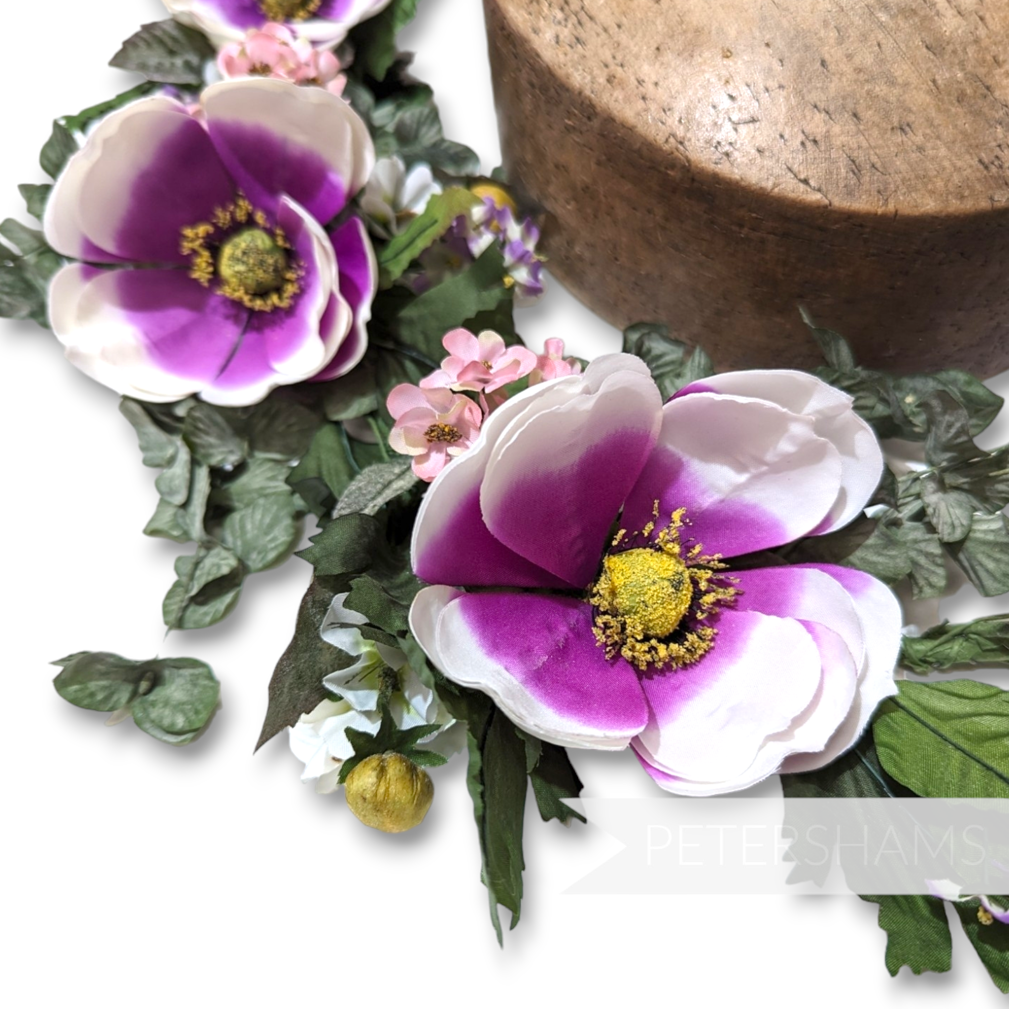 'Judy' Extra Large Floral Garland/Swag Millinery Flower Mount