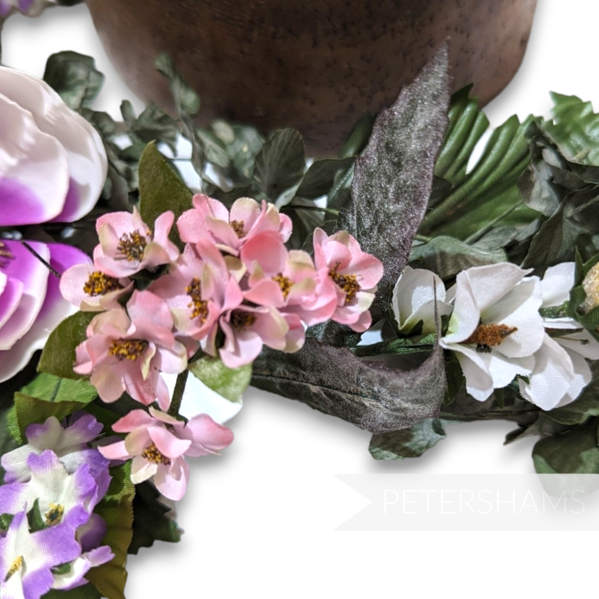 'Judy' Extra Large Floral Garland/Swag Millinery Flower Mount