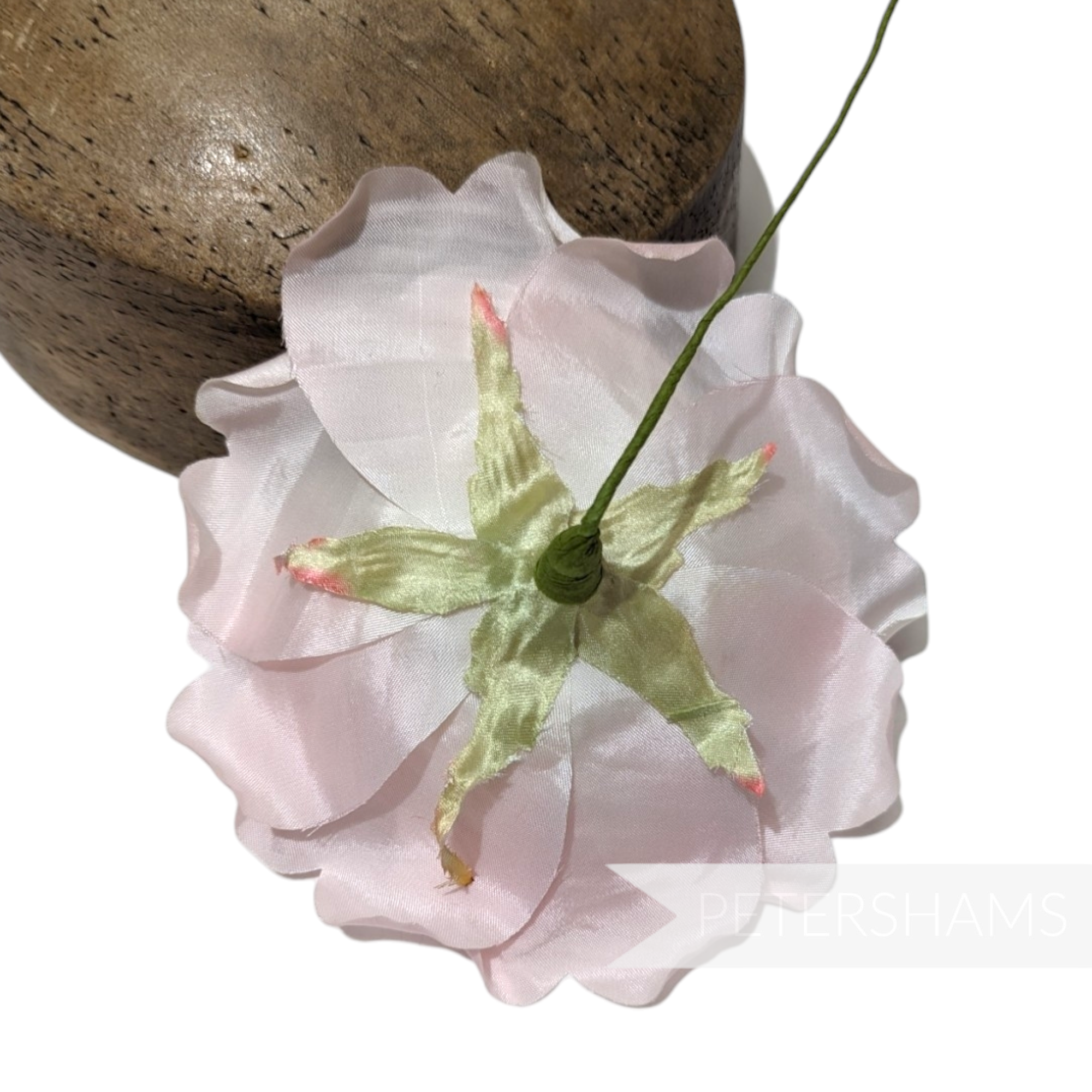 'Caroline' Large 14cm Frilly Layered Satin Millinery Flower Hat Mount