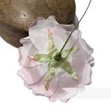 'Caroline' Large 14cm Frilly Layered Satin Millinery Flower Hat Mount