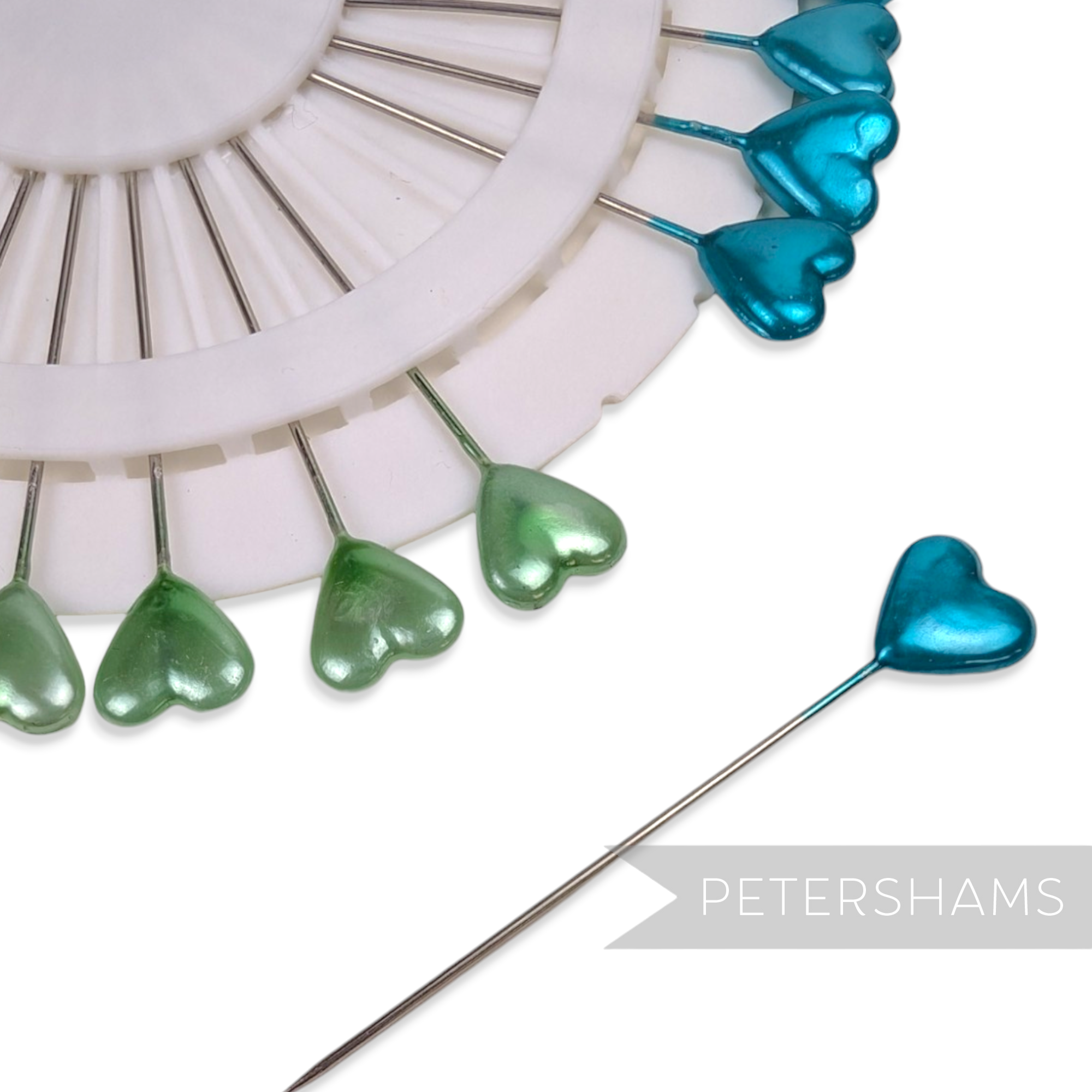 Set of 30 Vintage Inspired Pins: Leaves, Hearts or Flowers