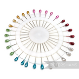 Set of 30 Vintage Inspired Long Teardrop Head Pins