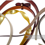 Lucky Dip 10 Assorted Vintage 1980's Hard Pearlescent Plastic Headbands