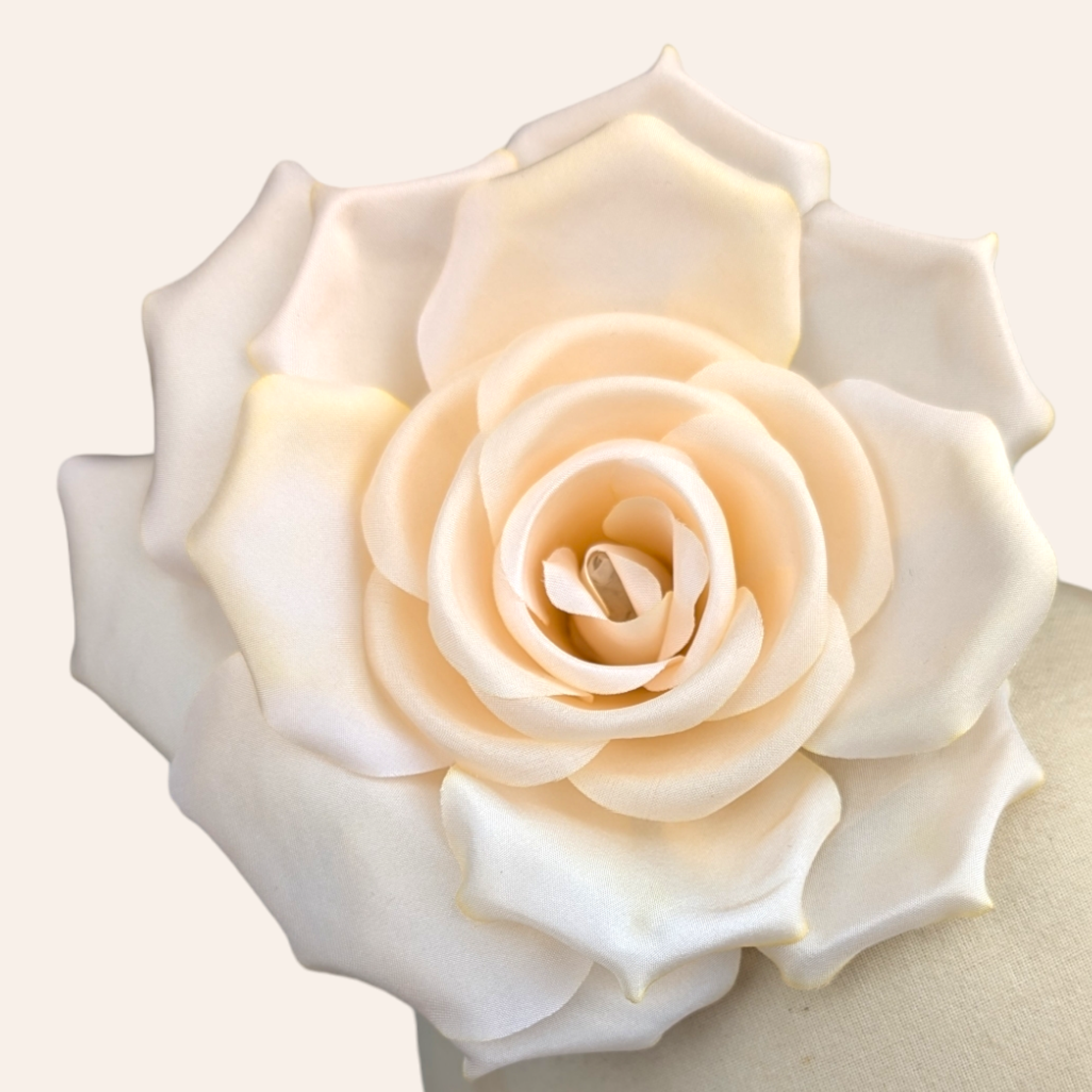 'Mandy' 13cm Asymmetric Flower Millinery Hat Mount Petershams