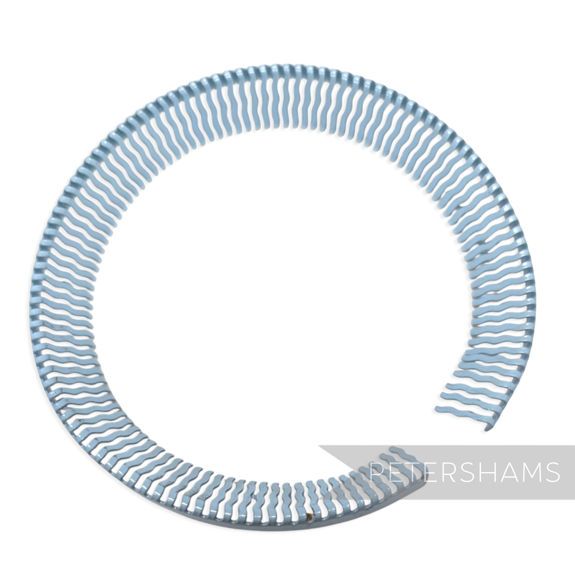 Pack of 5 Vintage Metal Toothed Bun Combs/Headbands with Cards