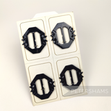 Vintage Art Deco Style 1950s Belt/Hat Buckle on Card