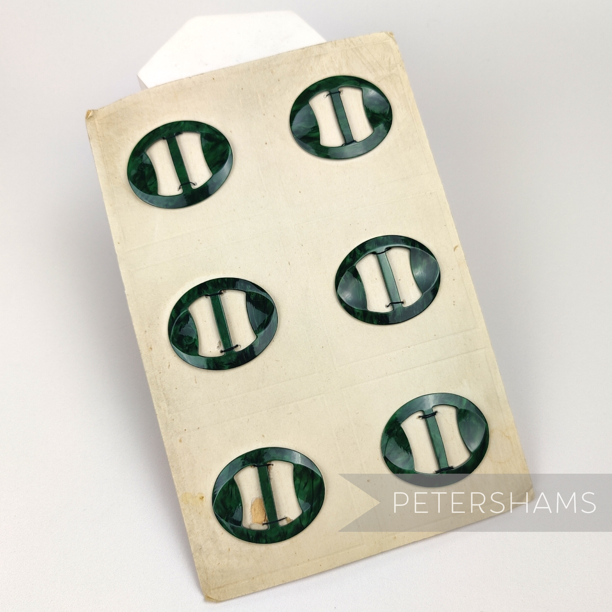 45mm Small Oval Vintage 1950's Buckle