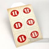 45mm Small Oval Vintage 1950's Buckle