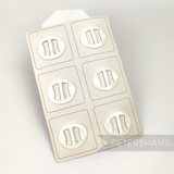 45mm Small Oval Vintage 1950's Buckle