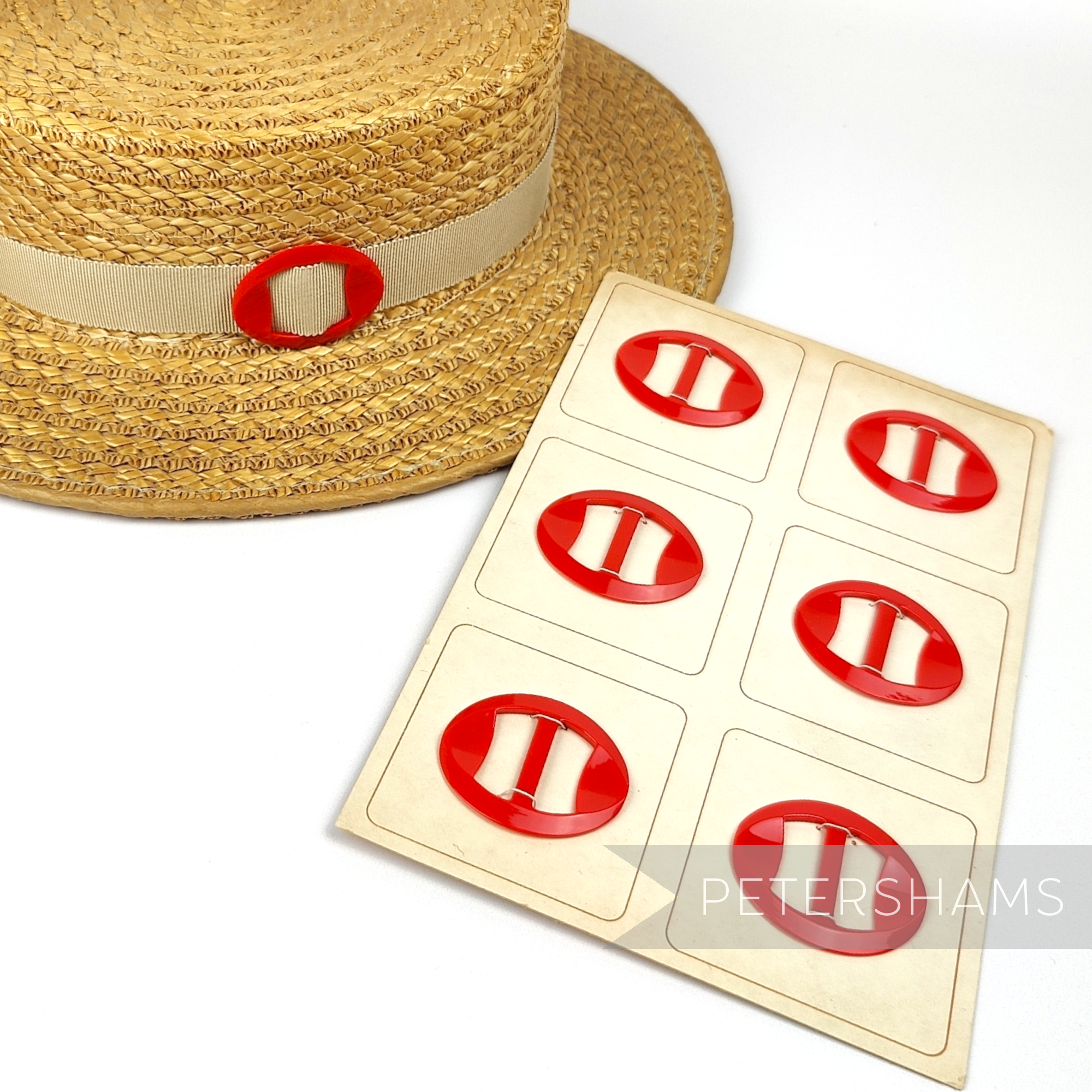 45mm Small Oval Vintage 1950's Buckle