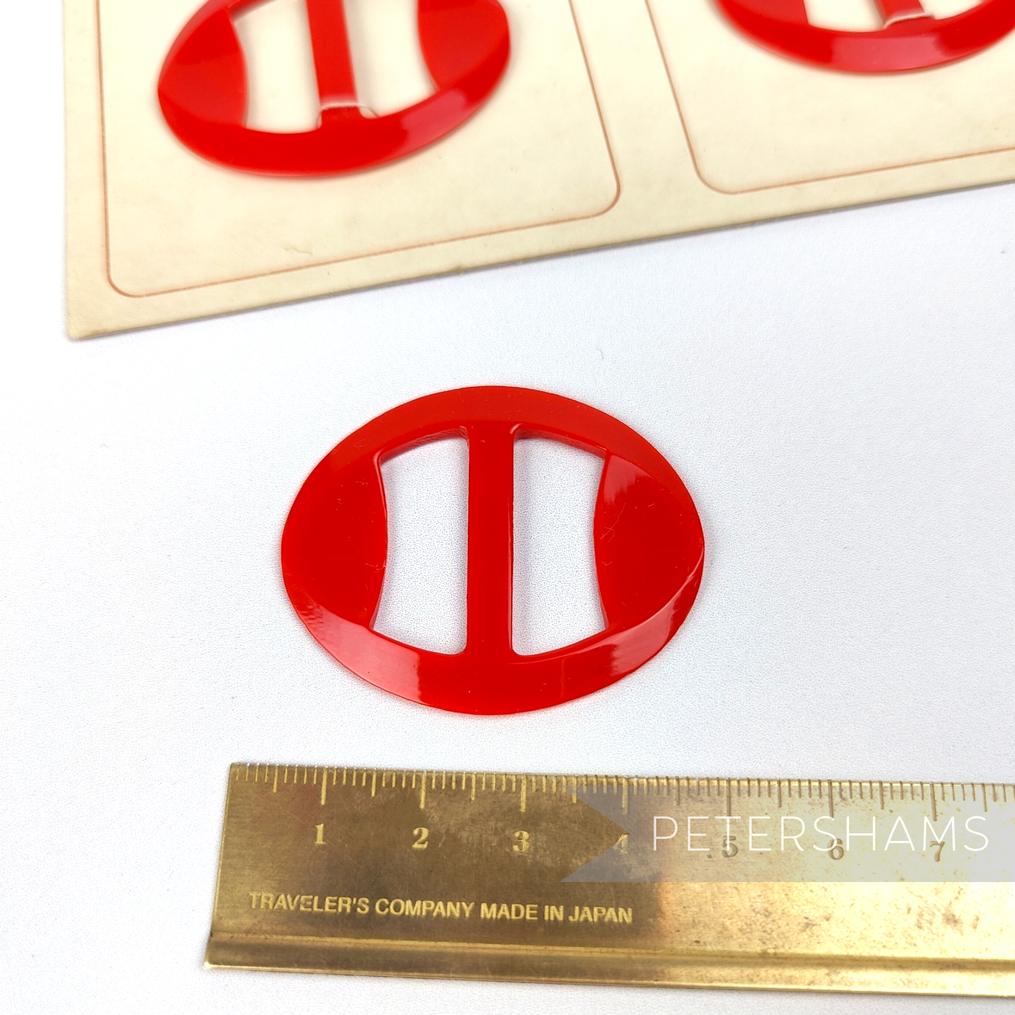 45mm Small Oval Vintage 1950's Buckle