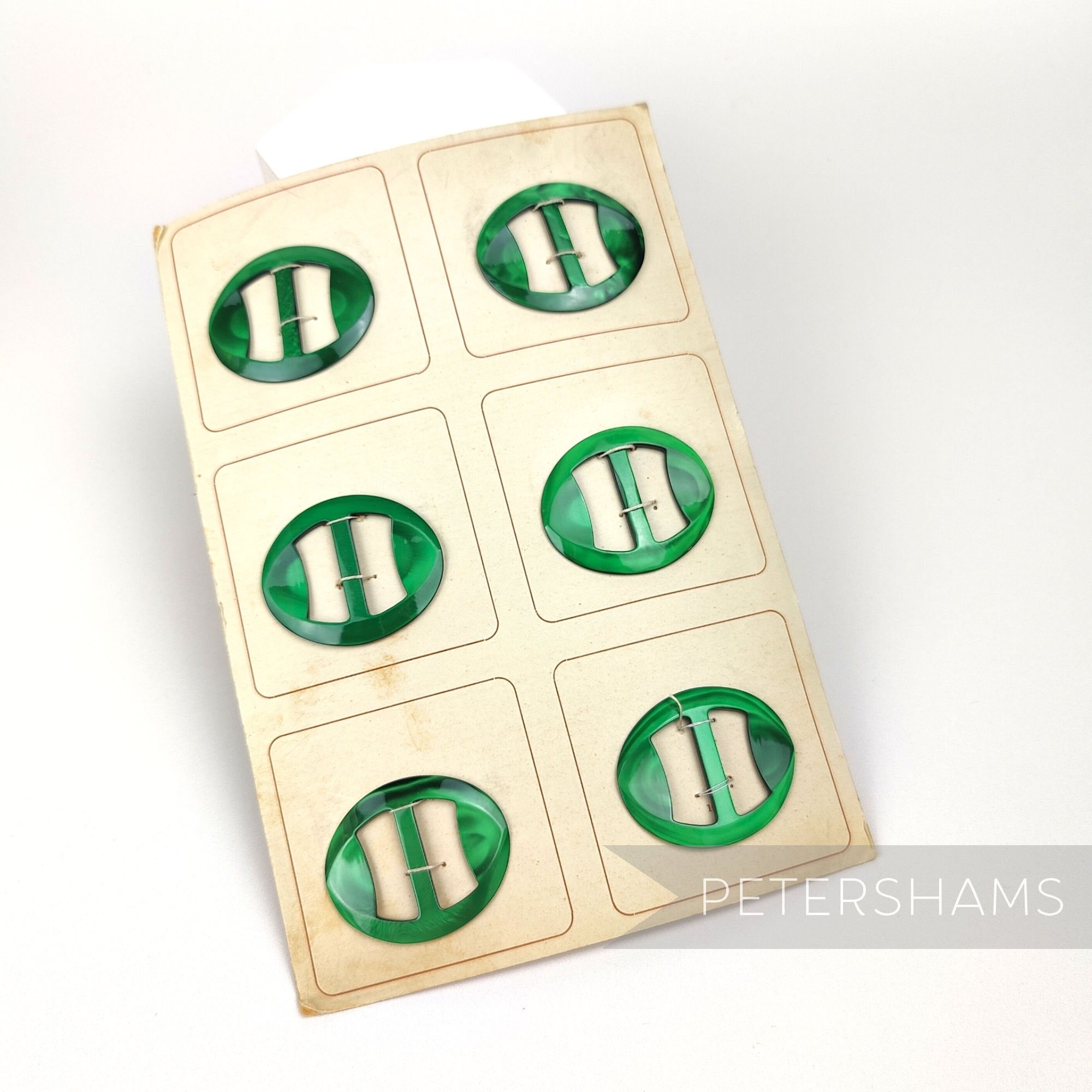 45mm Small Oval Vintage 1950's Buckle