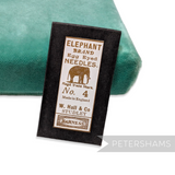 Late 1800's Antique W. Hall & Co. Elephant Brand Egg Studley Eyed Sewing Needles