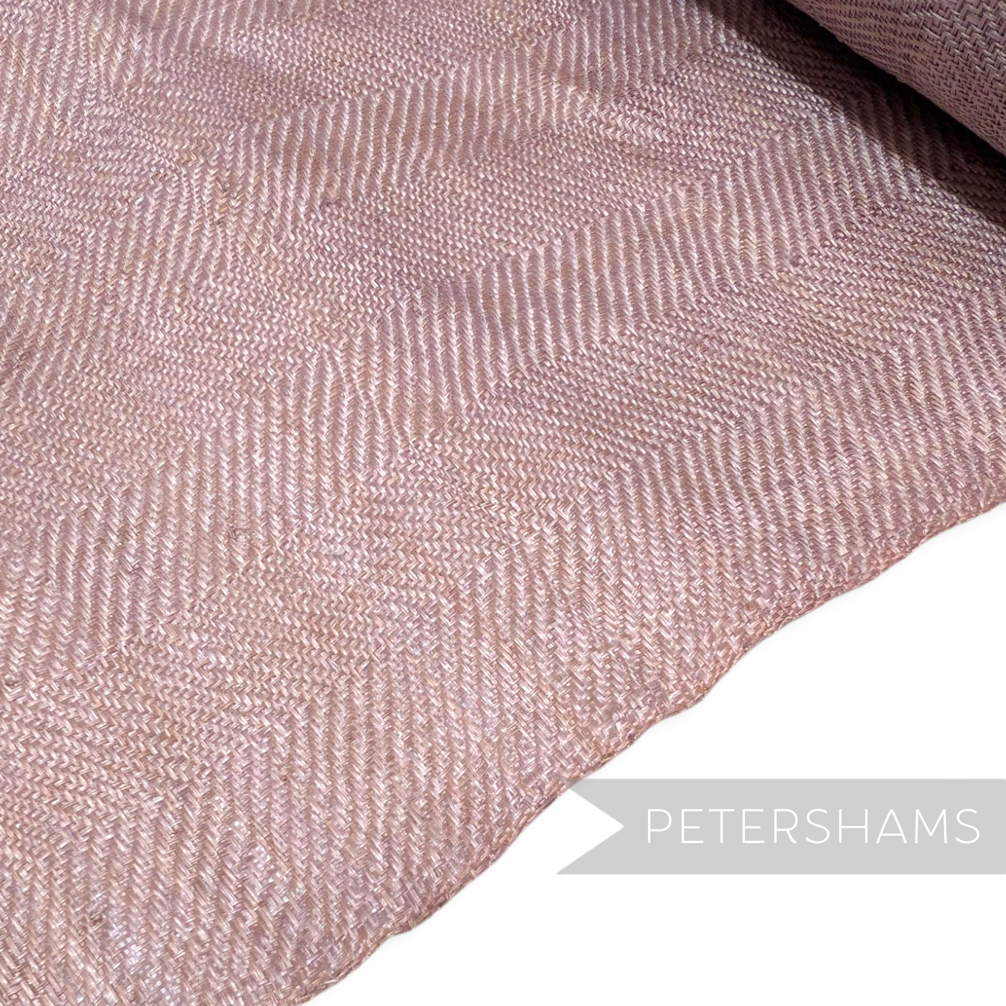 Super Fine Herringbone Sinamay Abaca Fabric - 1/2m