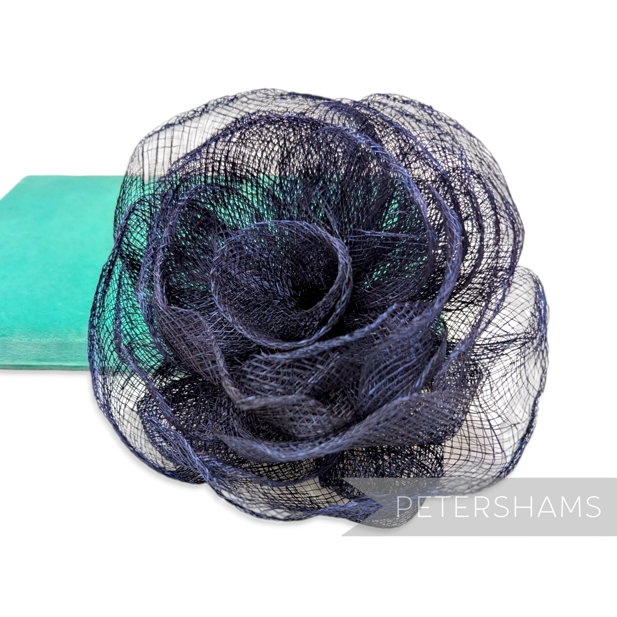 'Gretel' Large Layered 18cm Sinamay Flower Millinery Hat Mount