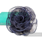 'Gretel' Large Layered 18cm Sinamay Flower Millinery Hat Mount