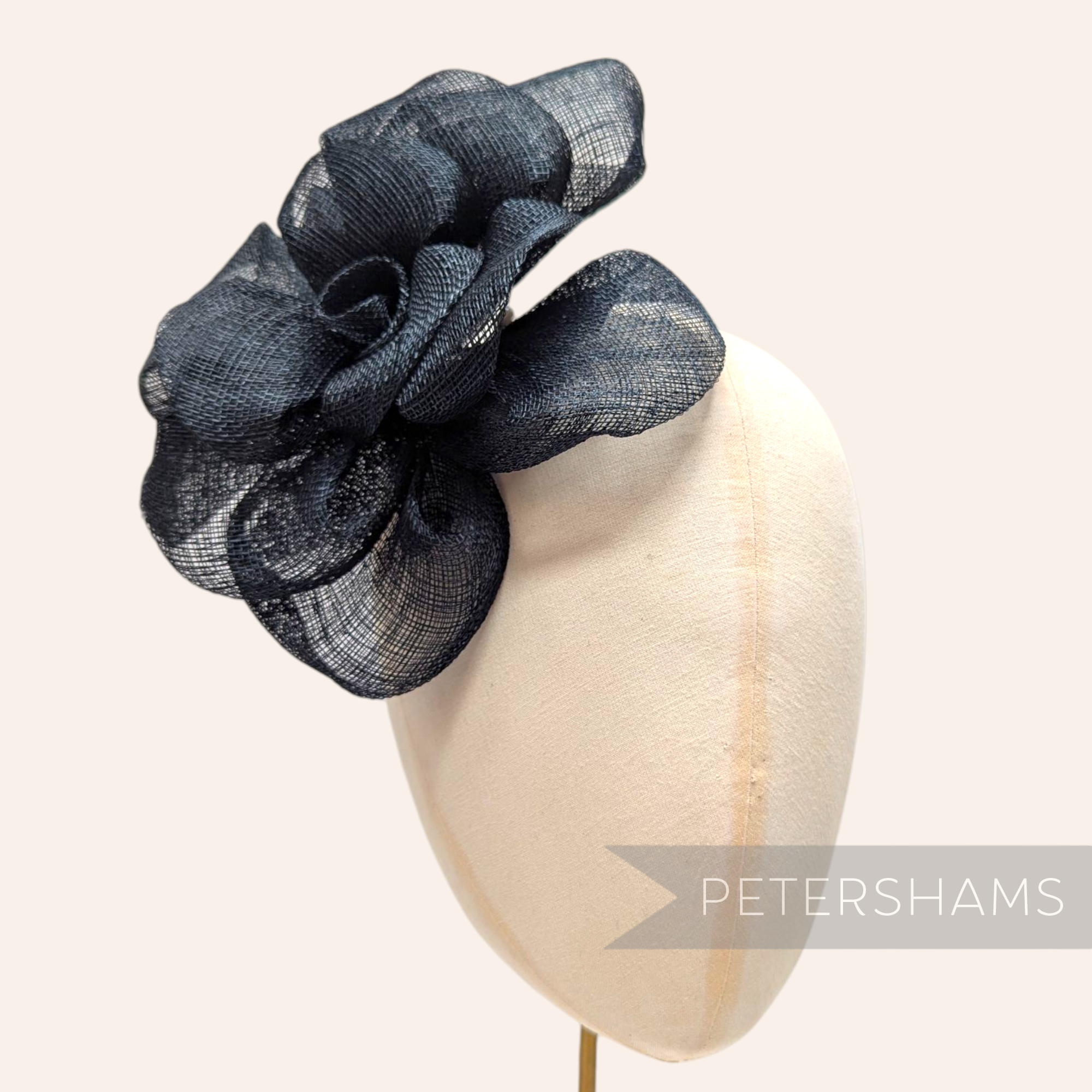 'Zosia' Large 20cm Sinamay Flower Millinery Hat Mount