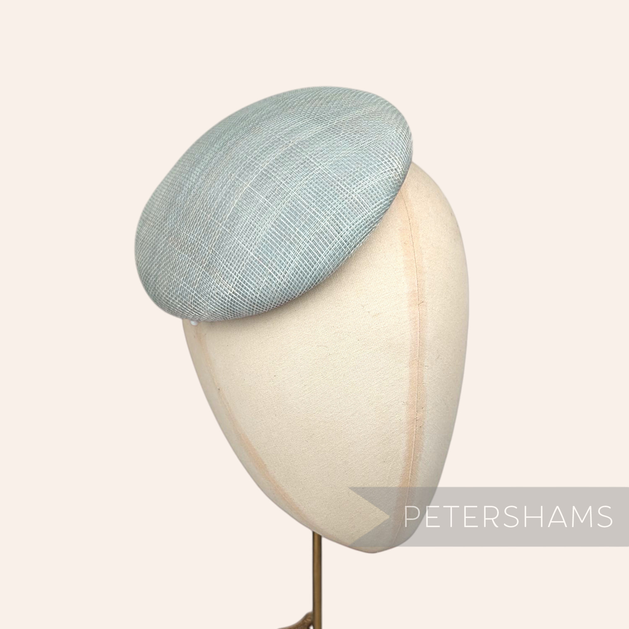 Sinamay 17cm Button Fascinator Base