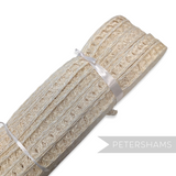 12mm Open Pattern Edge Fine Braid Millinery Straw - Whole Hank