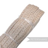 12mm Open Pattern Edge Fine Braid Millinery Straw - Whole Hank