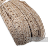 12mm Open Pattern Edge Fine Braid Millinery Straw - Whole Hank