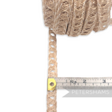 12mm Open Pattern Edge Fine Braid Millinery Straw - Whole Hank