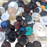 Mega Assorted Vintage 1970/80's Assorted Plastic Buttons - Approx. 150 Pieces
