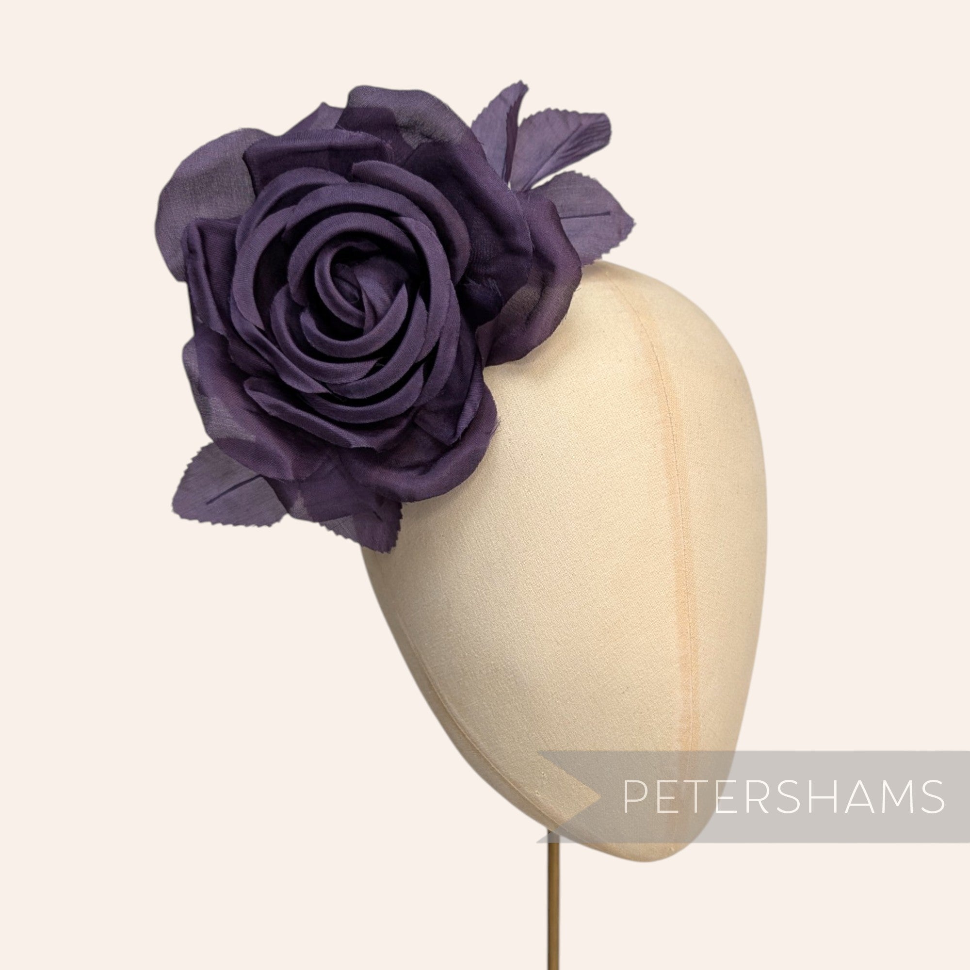 'Kelly' Silk 14cm Rose Millinery Fascinator Flower Hat Mount