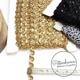 13mm Wavy Teeny Sequin & Metallic Lurex Trim