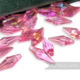 Vintage 1960/70's 18x6mm Pointed Tip Teardrop Beads - Approx. 72 Pieces