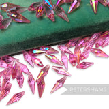 Vintage 1960/70's 18x6mm Pointed Tip Teardrop Beads - Approx. 72 Pieces