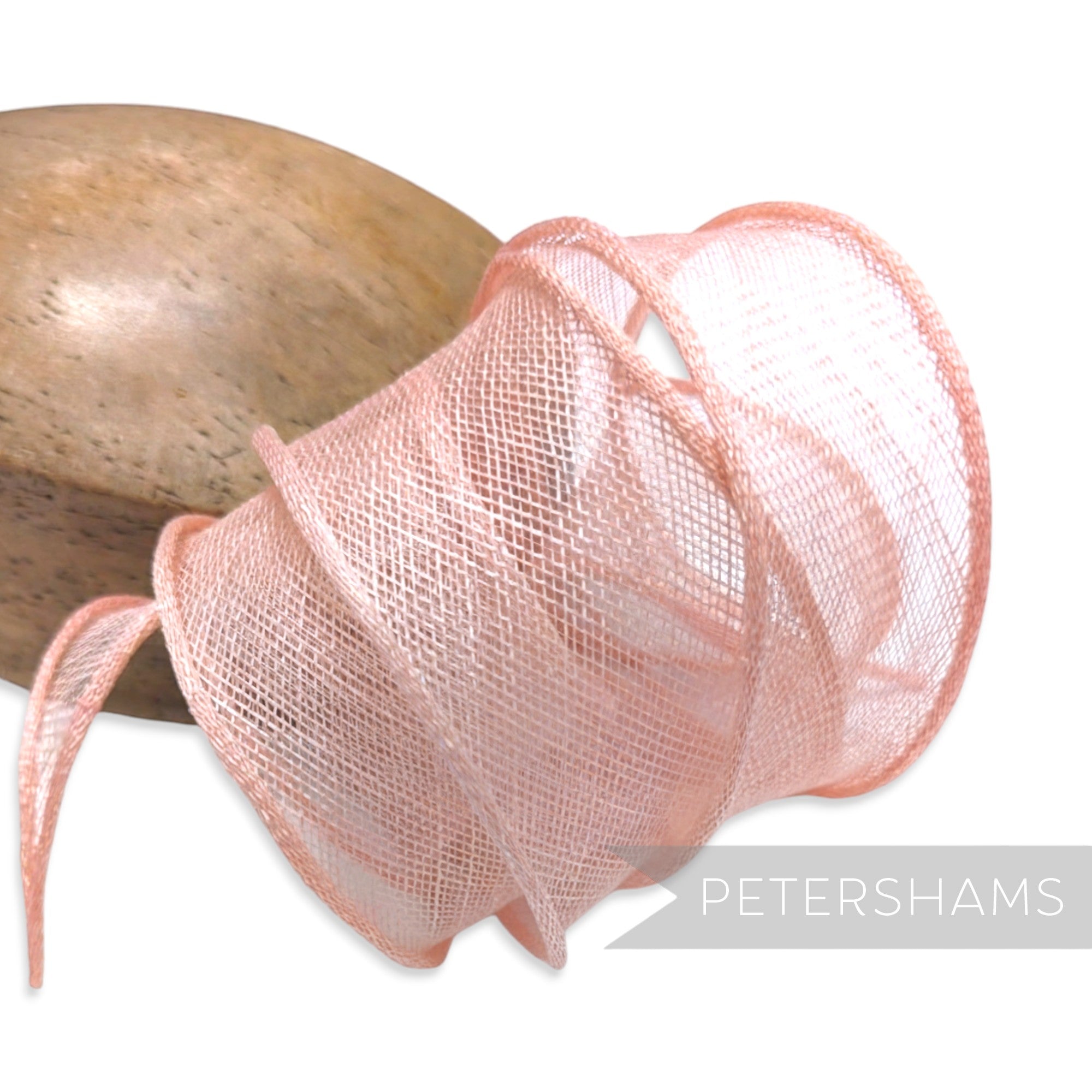 Hand Rolled Sinamay Ribbon Trim