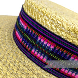 5cm Wide Woven Wool Millinery Hat Banding with Lurex - 2m