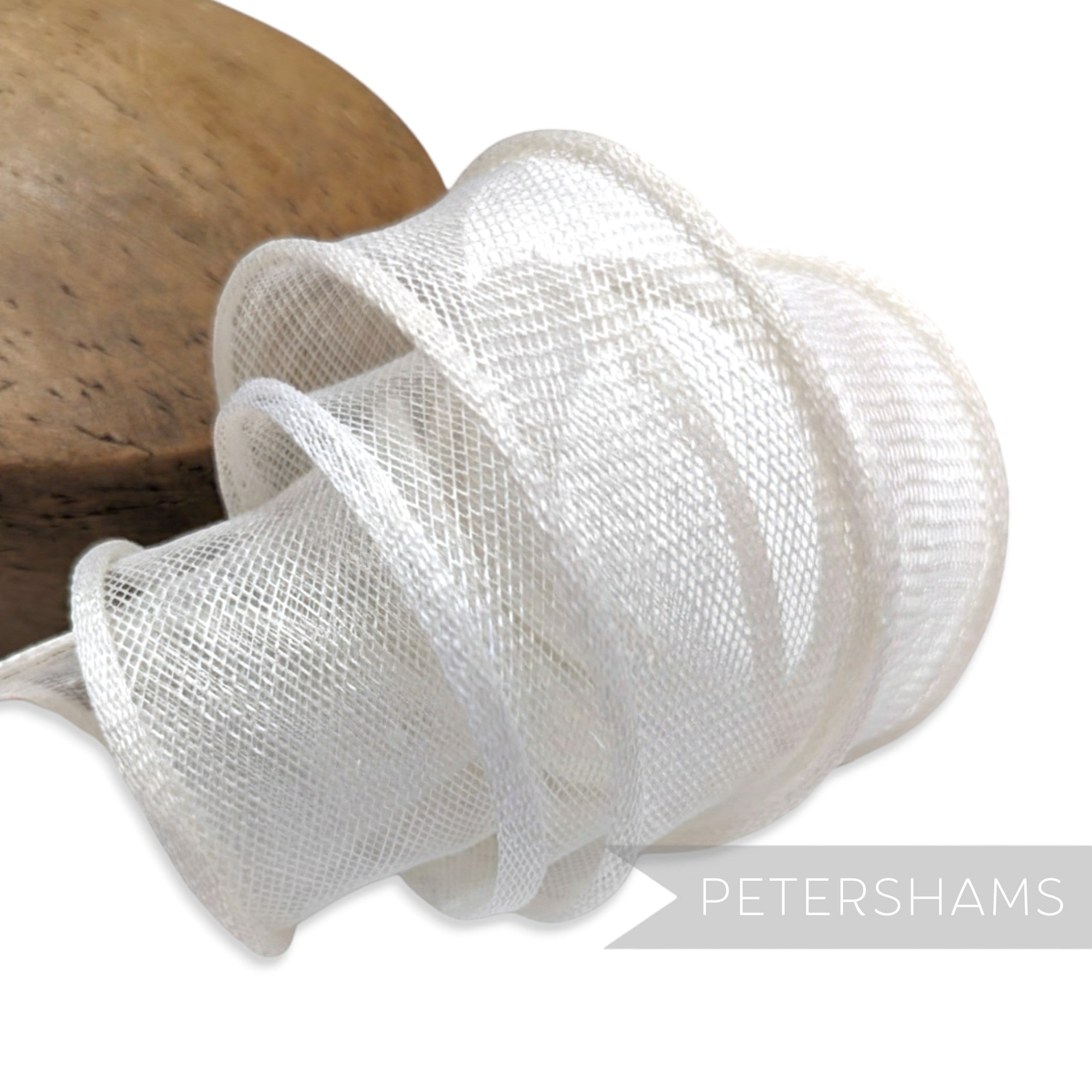 Hand Rolled Sinamay Ribbon Trim