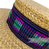 5cm Wide Woven Wool Millinery Hat Banding with Lurex - 2m