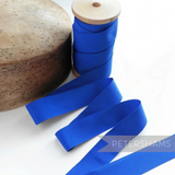 Petershams Millinery Supplies vintage royal blue 25mm wide grosgrain ribbon for hat trimming