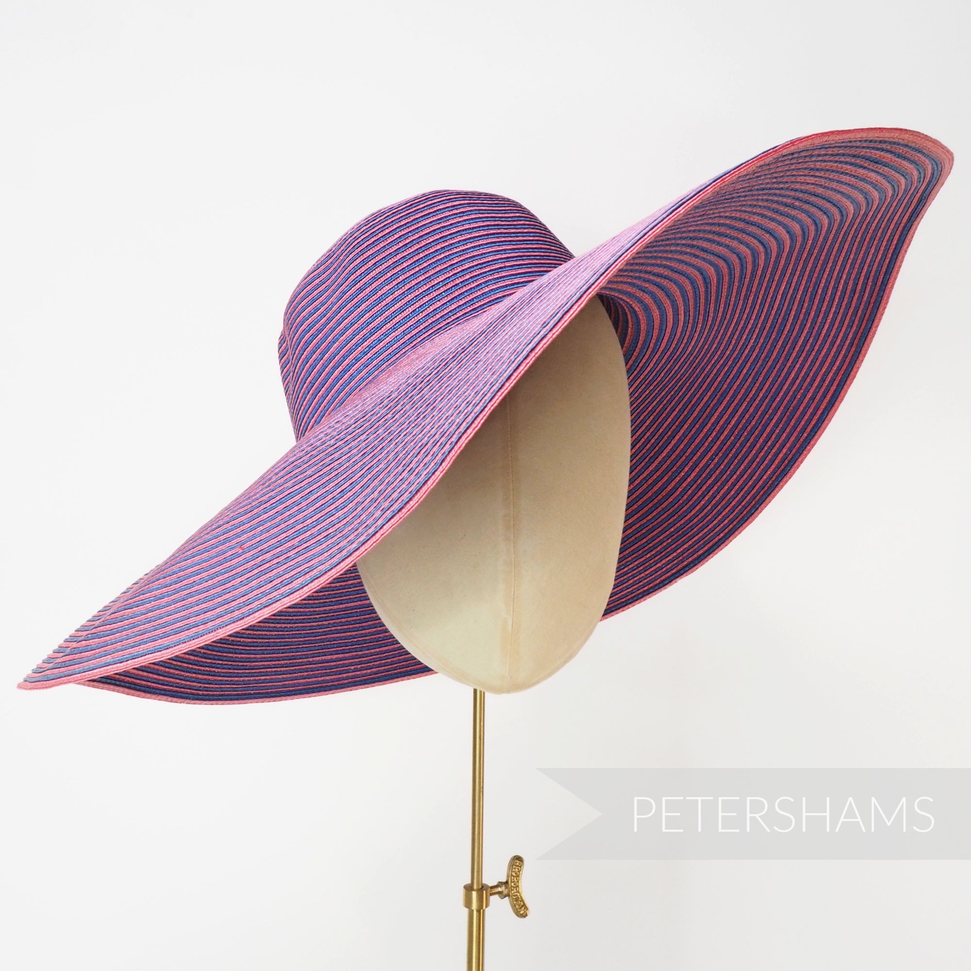 XL Striped Polybraid Capeline Hat Body - 13"