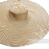 Ginormous XL Striped Polybraid Capeline Hat Body - 15"