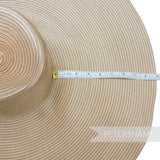 Ginormous XL Striped Polybraid Capeline Hat Body - 15"
