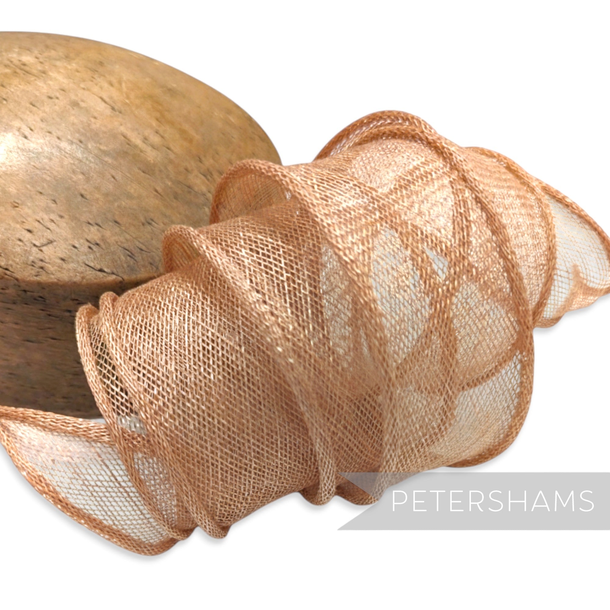 Hand Rolled Sinamay Ribbon Trim