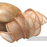 Hand Rolled Sinamay Ribbon Trim