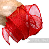 Hand Rolled Sinamay Ribbon Trim