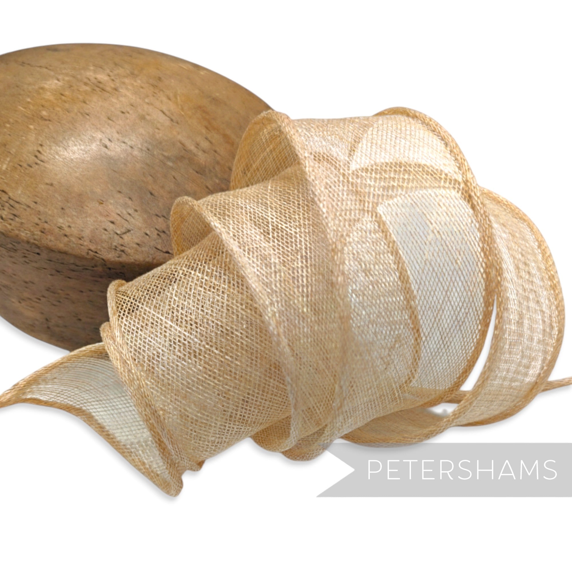 Hand Rolled Sinamay Ribbon Trim