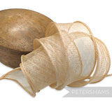 Hand Rolled Sinamay Ribbon Trim